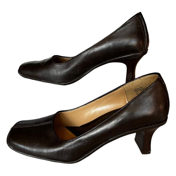 Reaction Kenneth Cole Leather Career Business Heels 9 - Picture 2 of 6